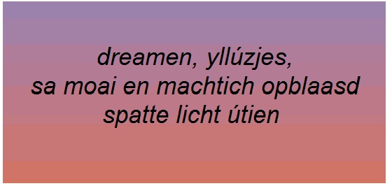 frieslandMAIL+poëzij:dreams